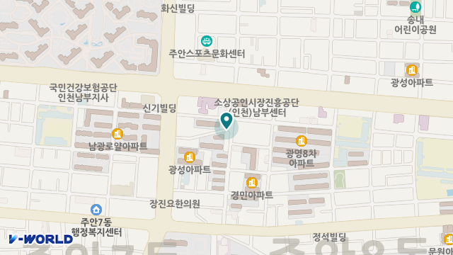 백세재가복지센터 위치 지도