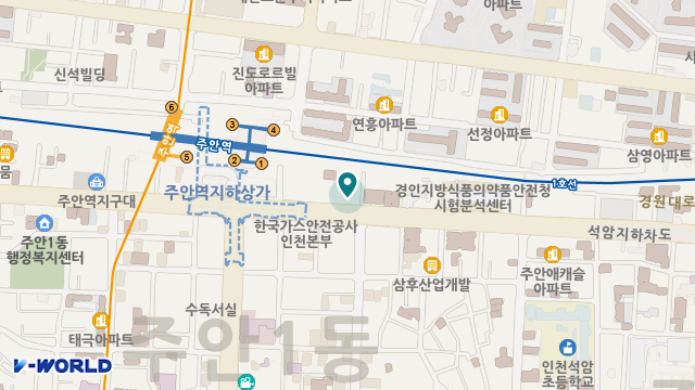 힘찬재활주간보호센터 위치 지도