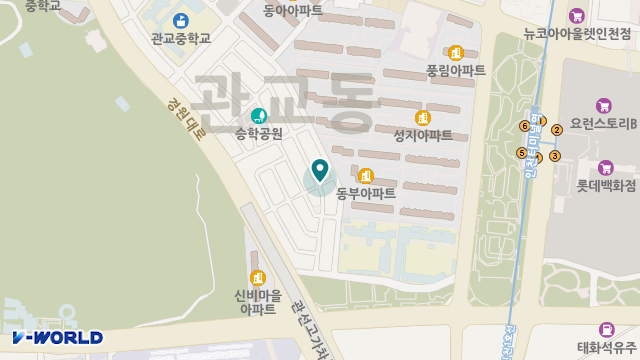 하늘재가방문요양센터 위치 지도