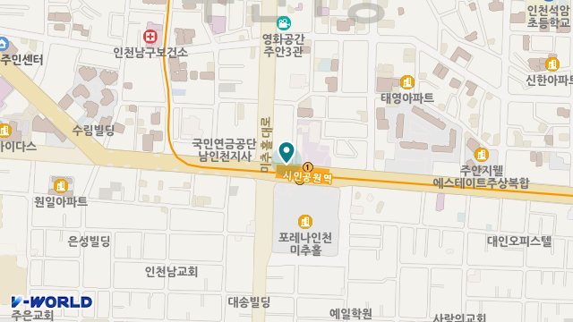 아인복지용구 위치 지도