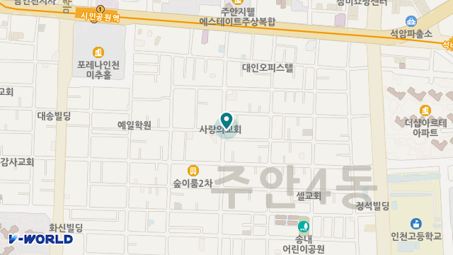 사랑채재가복지센터 위치 지도
