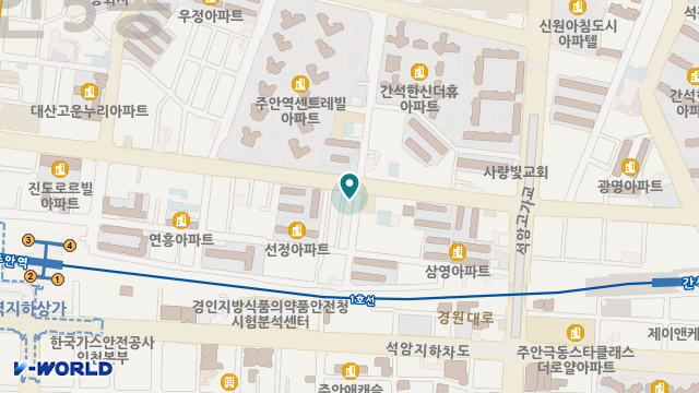 동화재가노인복지센터 위치 지도