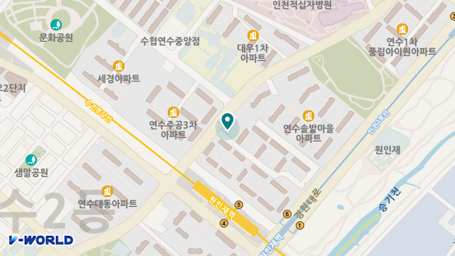 연수노인복지센터 위치 지도