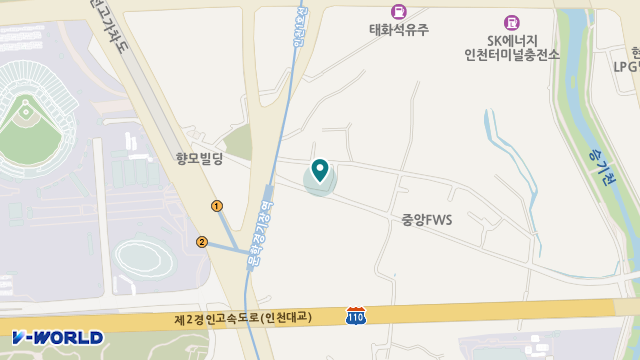 연수구립 치매전담형 주간보호센터-은빛사랑방 위치 지도