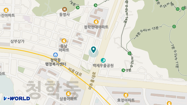 효재재가노인복지센터 위치 지도