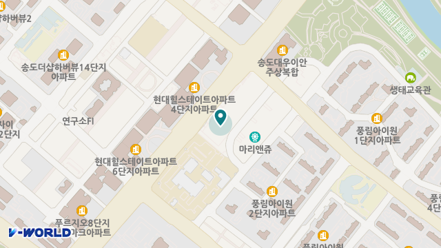 (+A)송도효드림복지센터 위치 지도