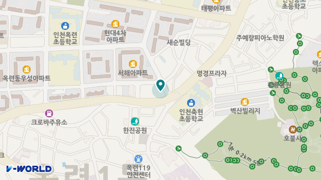 미소재가노인복지센터 위치 지도