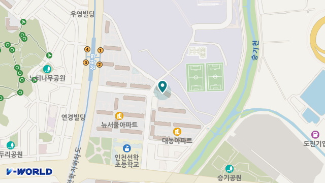 백세재가노인복지센터 위치 지도