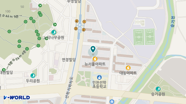 더조은방문간호센터 위치 지도