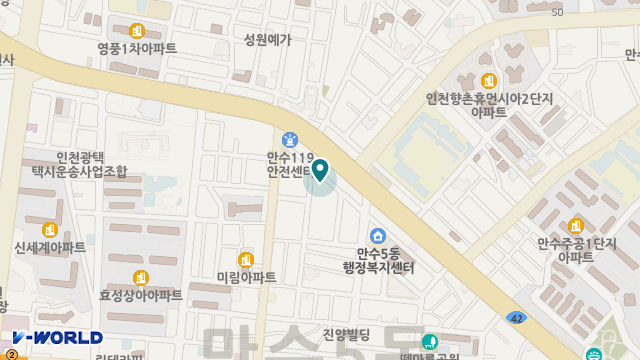 남동재가노인지원서비스센터 위치 지도