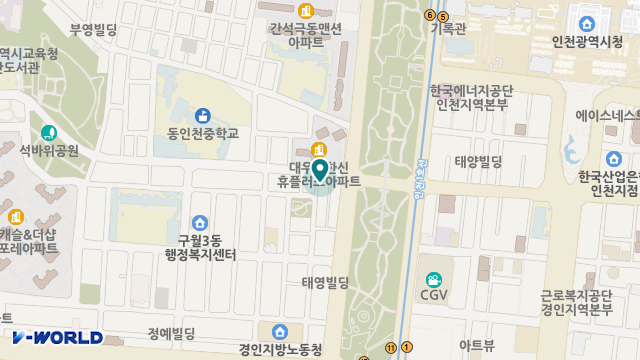 굿하트 재가복지센터 인천남동 위치 지도