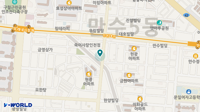 송이노인복지센터 위치 지도