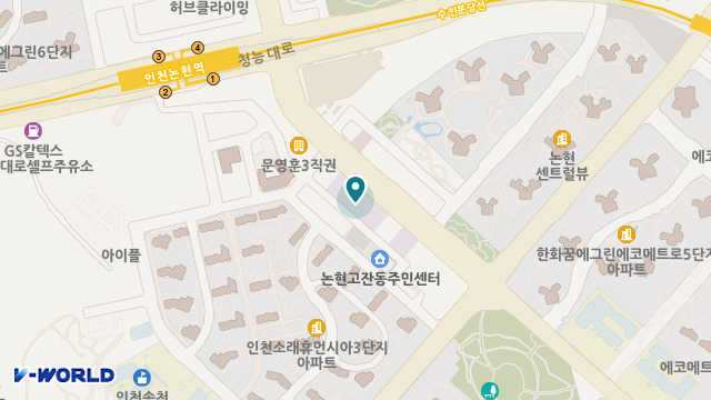 다사랑주야간보호센터 위치 지도