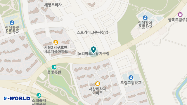 어진주야간보호센터 위치 지도