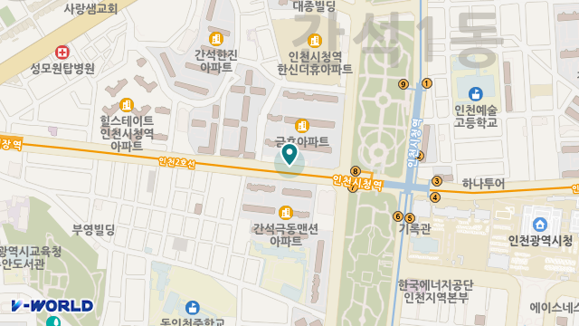 큰사랑노인복지센터 위치 지도