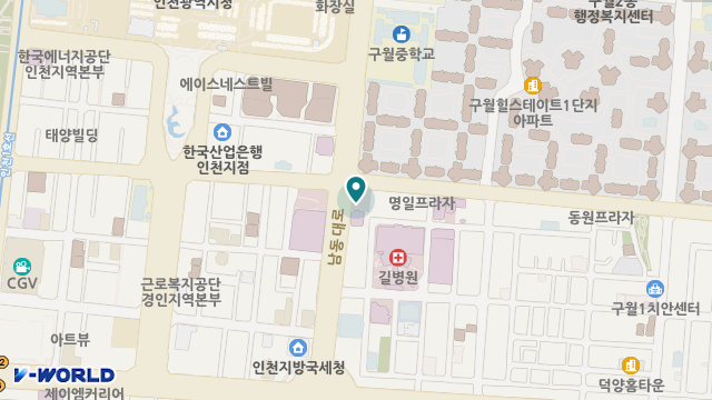 100세동안 남동구점 위치 지도