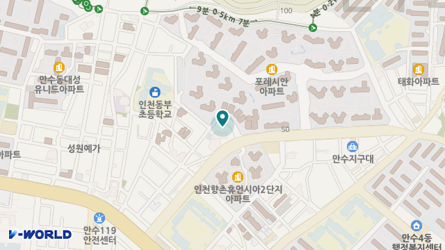 영재재가센터 위치 지도