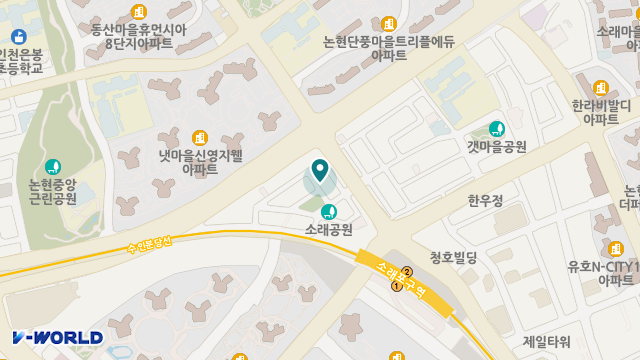 효담재가노인복지센터 위치 지도