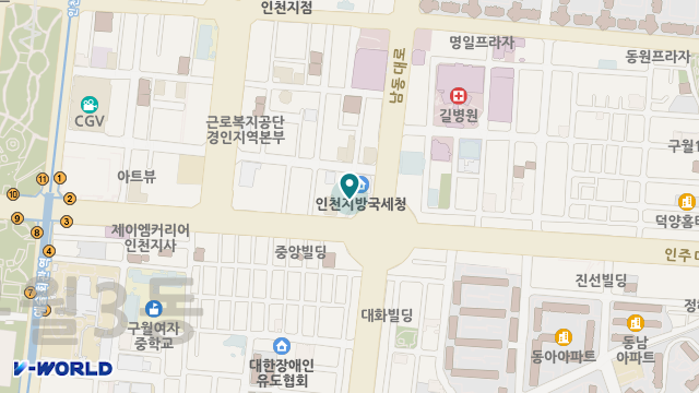 (주)푸른숲실버케어 재가복지센터 위치 지도