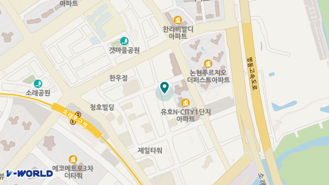 내일재가노인복지시설 위치 지도