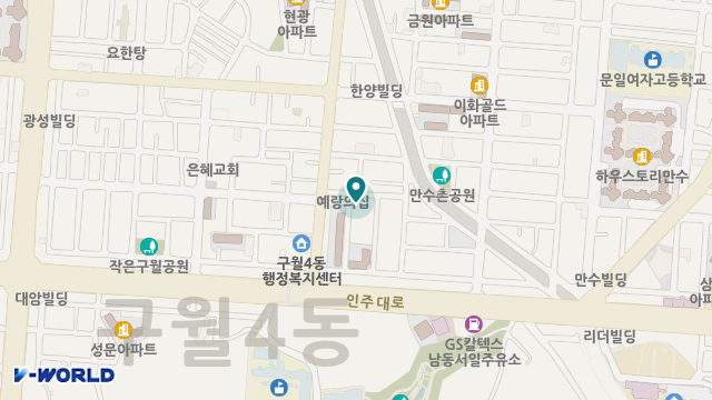 사랑채노인복지센터 위치 지도