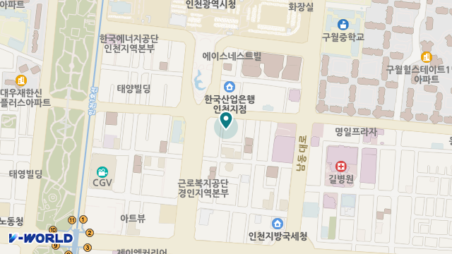케어대한재활주간보호센터 위치 지도