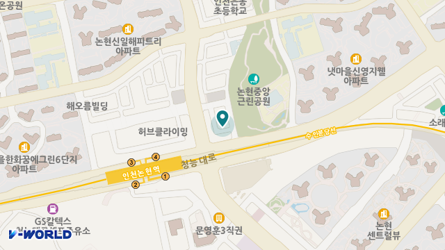 황송데이케어센터 위치 지도