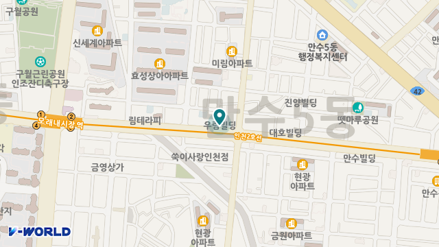 에버그린데이케어센터 위치 지도