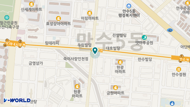 온하루노인재가복지센터 위치 지도