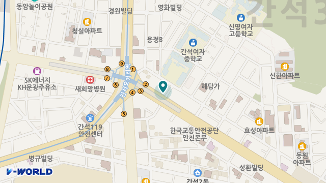 사랑나눔재가복지센터 위치 지도