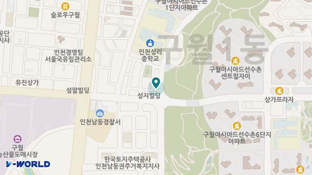 건강백세재가복지센터 위치 지도