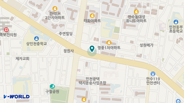 온누리주야간보호센터 위치 지도