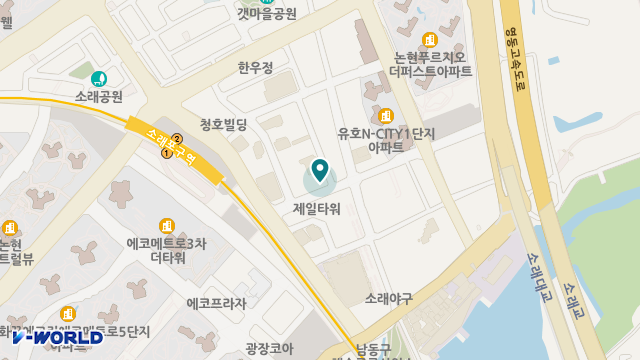 청담원남동누리재가복지센터 위치 지도