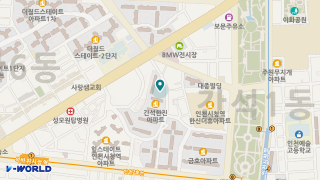 A+아라방문요양센터 위치 지도