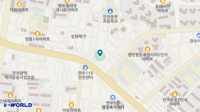 정우재가노인복지센터 위치 지도