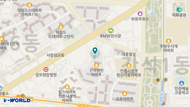 정담재가복지센터 위치 지도