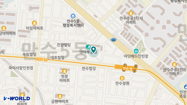 해솔노인복지센터 위치 지도