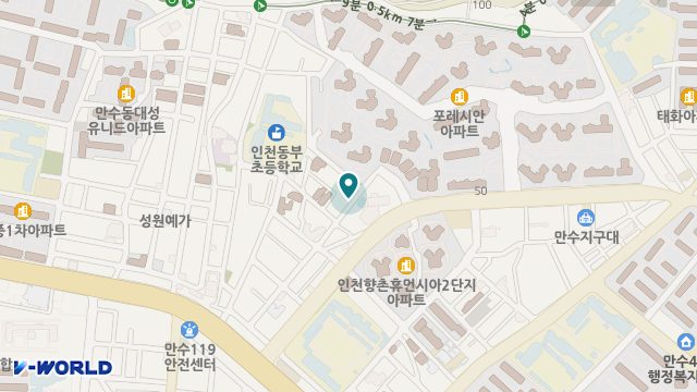 동부재가센터 위치 지도