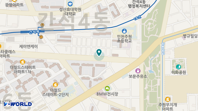 한결시니어케어 위치 지도