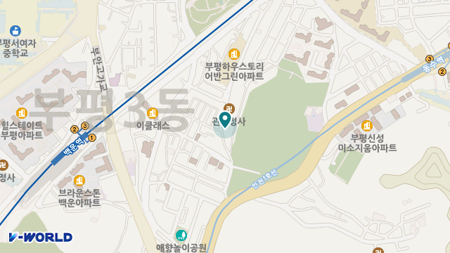 부평재가노인지원서비스센터 위치 지도