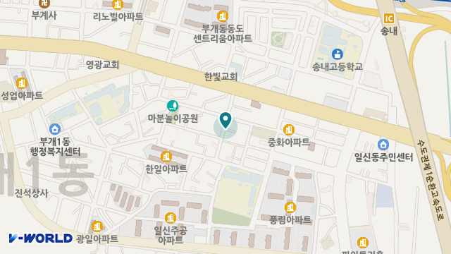 평화돌봄주야간보호센터 위치 지도