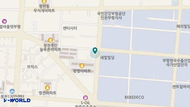 사랑나눔재가복지센터 위치 지도