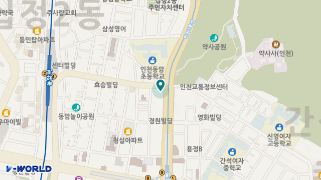 실버재가복지센터 위치 지도