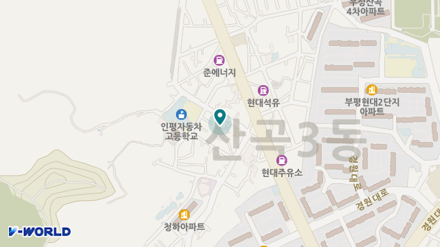 한마음재가노인복지센터 위치 지도