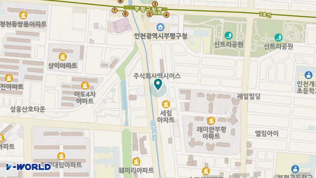 한울재가복지센터 위치 지도