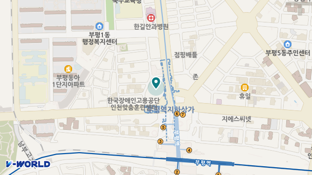 (A)비지팅엔젤스 인천부평재가방문요양지점 위치 지도
