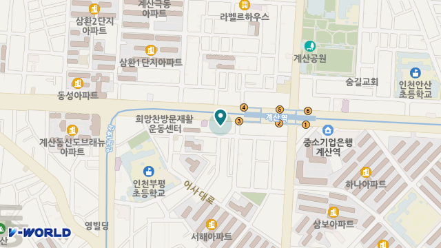 계양보현복지마을 위치 지도
