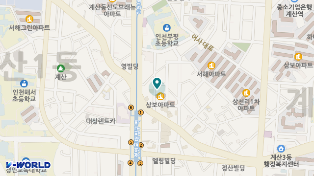 효마당복지센터 위치 지도