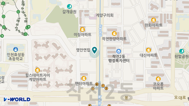 마음의고향'법인주간보호센터 위치 지도