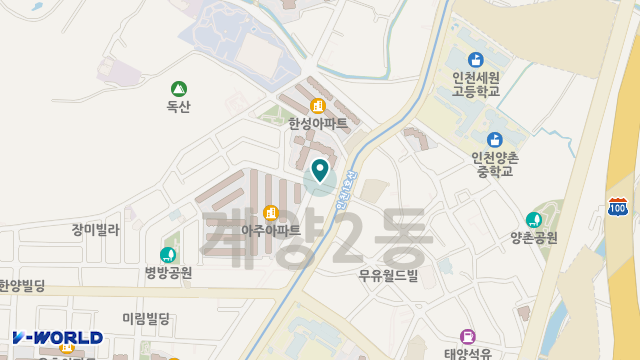한결데이케어 위치 지도